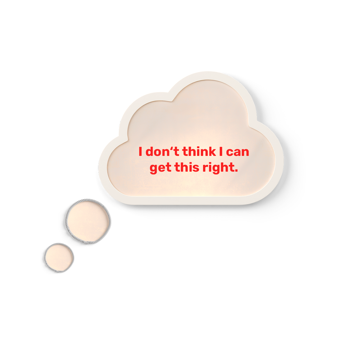 I don't think I can get this right